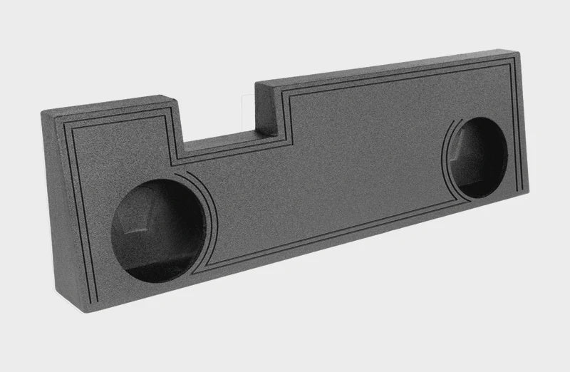 ATREND Enclosures Dual 10" Sealed Spraylinered Subwoofer Enclosure - Fits 2008 - 2016 Ford F250/350/450 Crew Cab