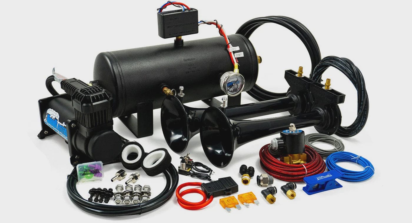 HORNBLASTERS General Rocker 2 Gallon Air Horn Kit