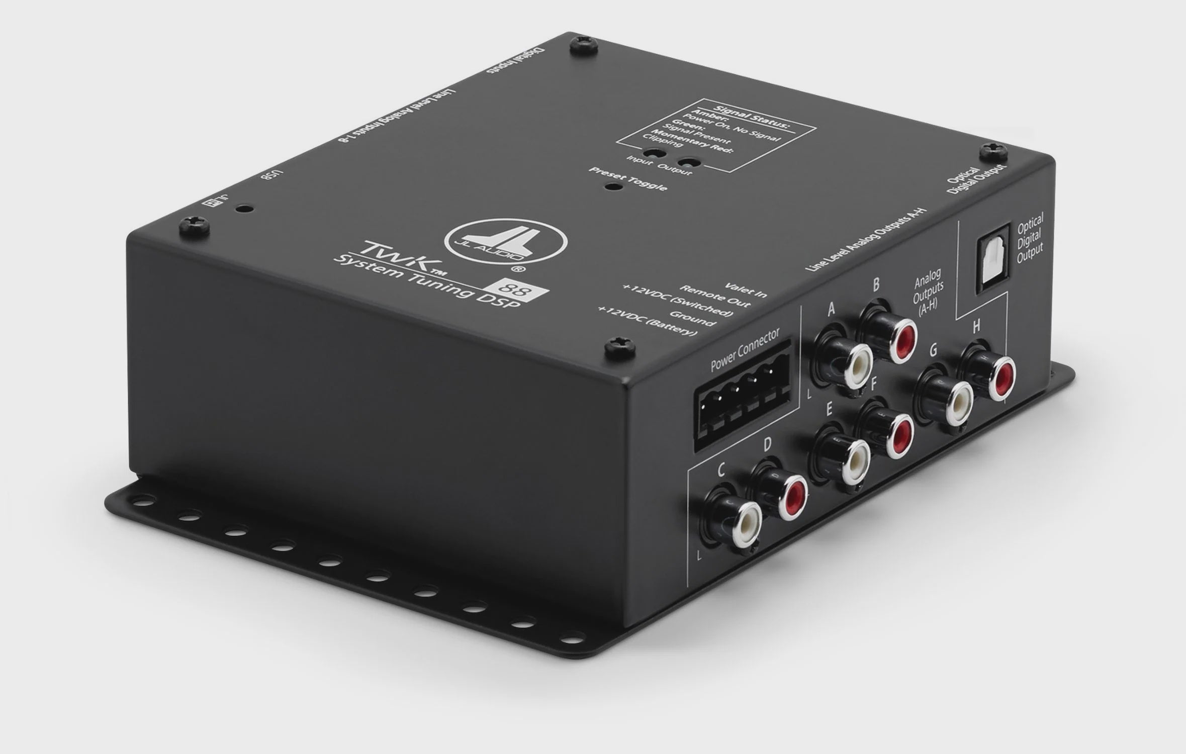 JL AUDIO DSP TWK88 - System Tuning DSP controlled by TüN software, 8-ch. Analog & Digital Inputs / 8-ch. Analog Outputs
