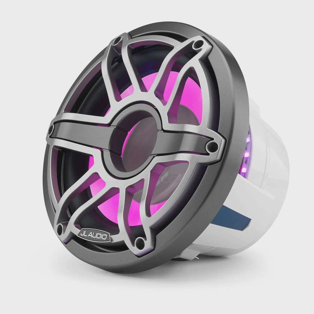 JL AUDIO Subwoofers M6 10" Titanium Sport Grille RGB Subwoofer