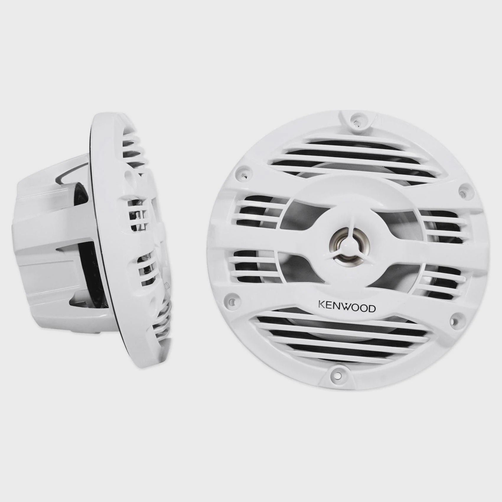 KENWOOD Coaxial White 6.5" 2 Way Marine Speakers