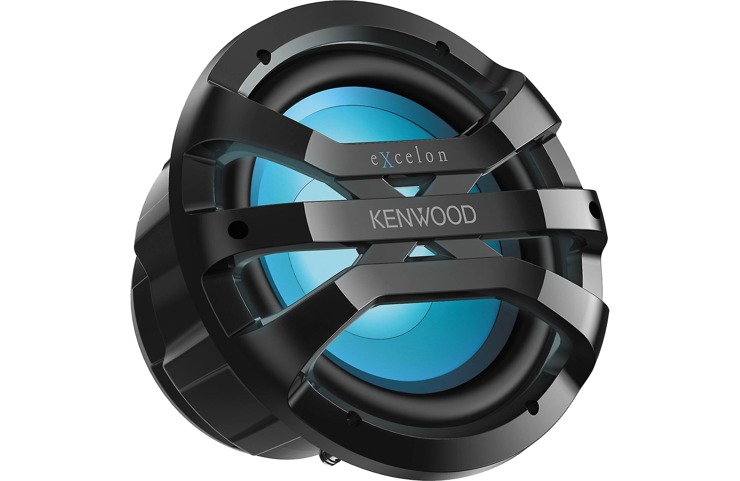 KENWOOD Excelon Motorsports 10" 4 Ohm All-Weather Subwoofer With RBG LED Lighting