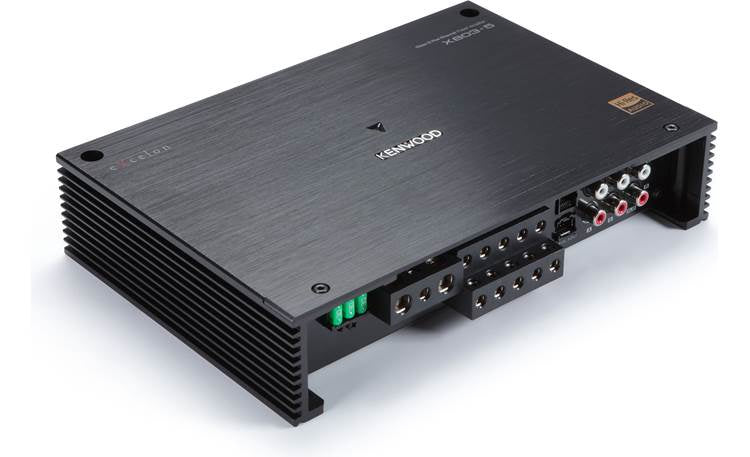 KENWOOD Multi Channel "X Series" 5 Channel Amplifier with 75W x4 + 500W x1 @ 2 Ohms, 1600W Maximum Power, Wired Bass Knob/Level Adjustment Included,