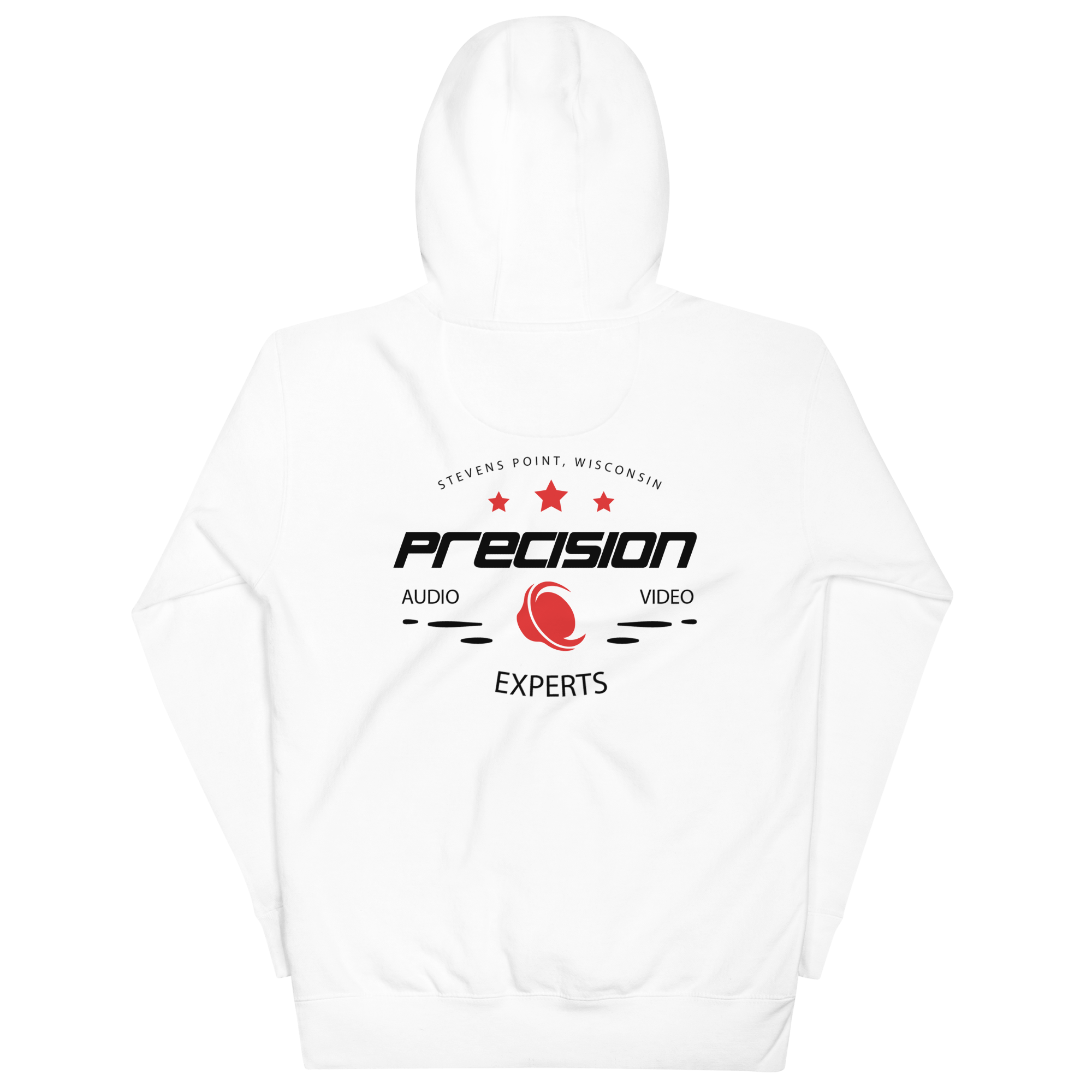 PrecisionAudiovideoexperts Badge Hoodie White