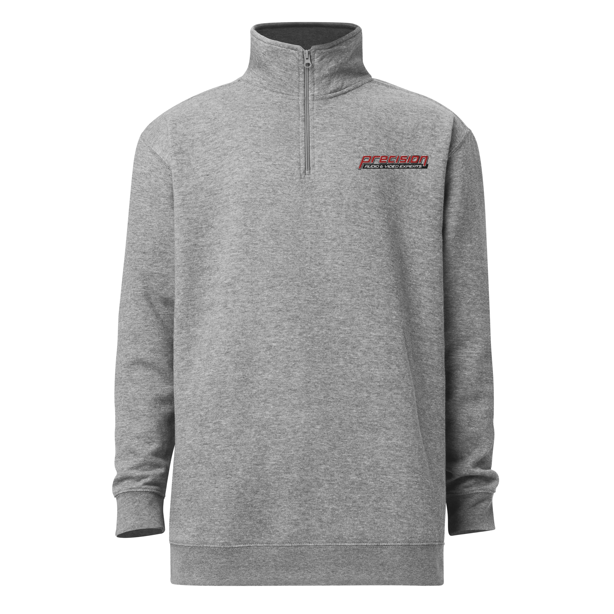 PrecisionAudioVideoExperts Carbon Grey / S Logo Fleece Pullover