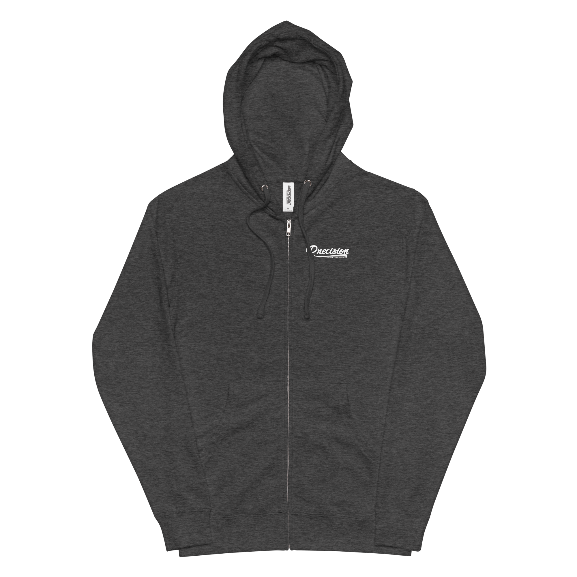 PrecisionAudiovideoexperts Charcoal Heather / S Needs More bass Zip Hoodie