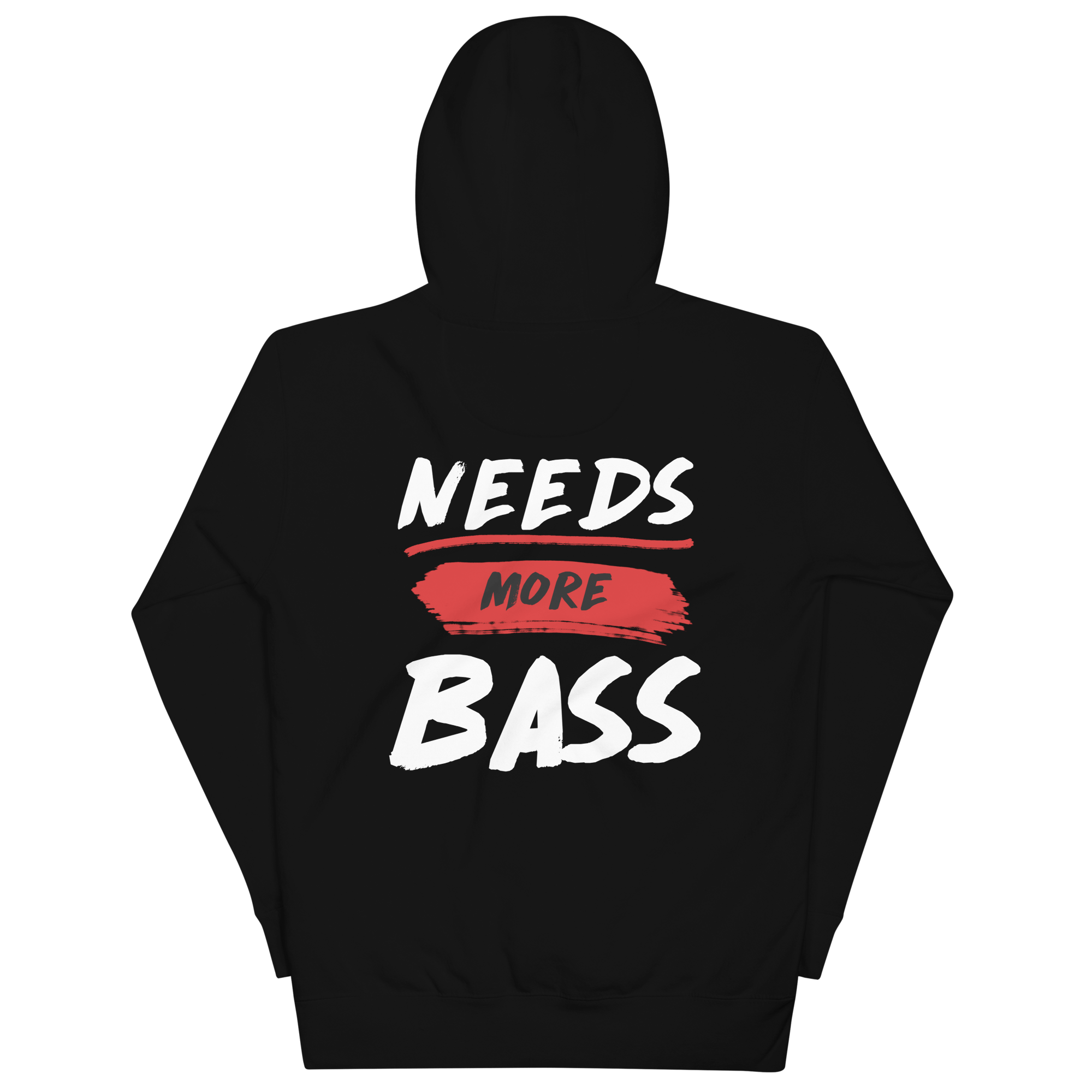 PrecisionAudiovideoexperts Needs More Bass Hoodie Black