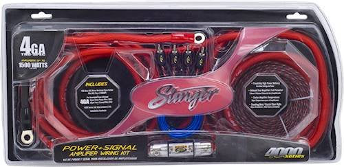 STINGER Kits 4000 Series Complete 4 GA Wire Kit