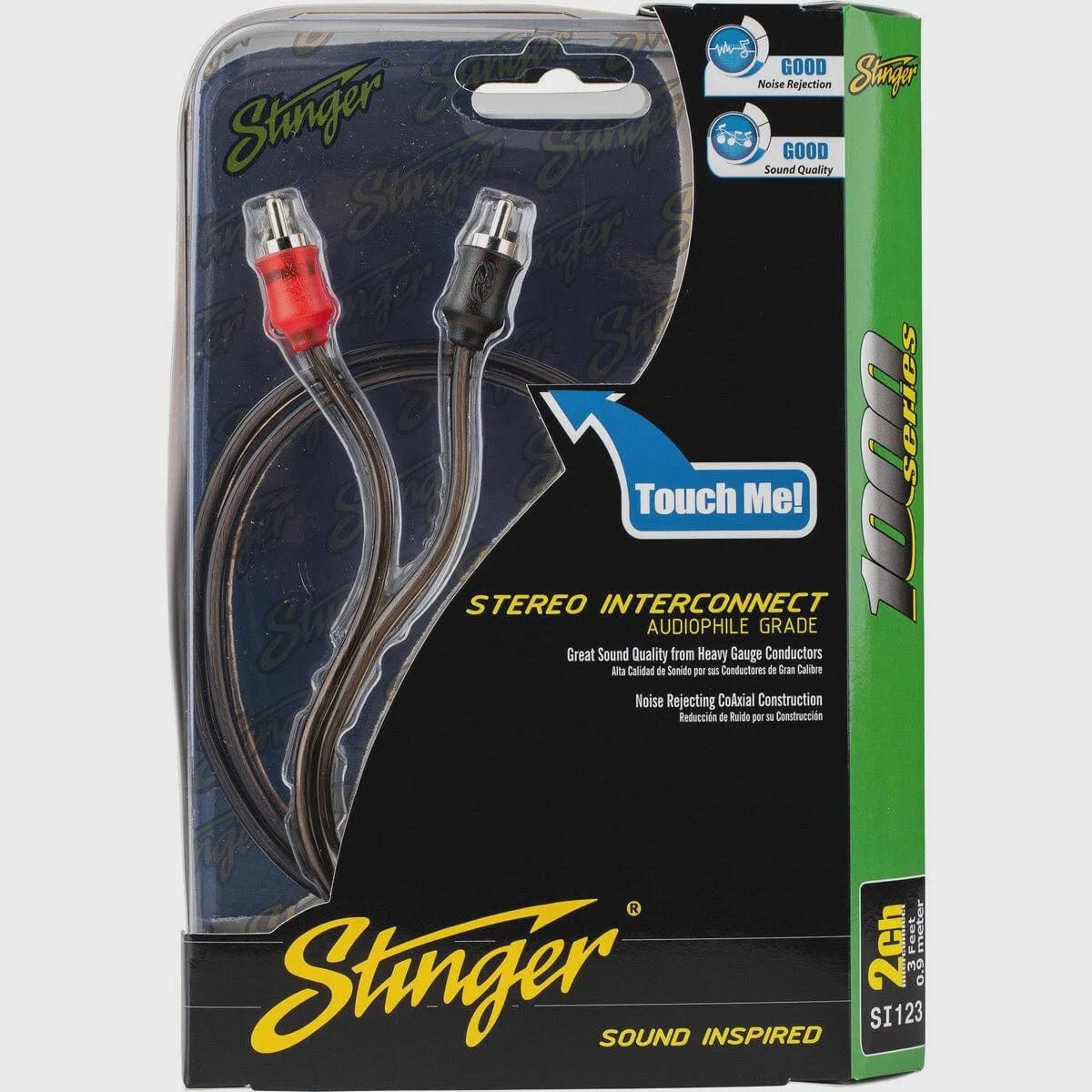STINGER RCA 1000 Series Channel RCA 3' 2 Channel