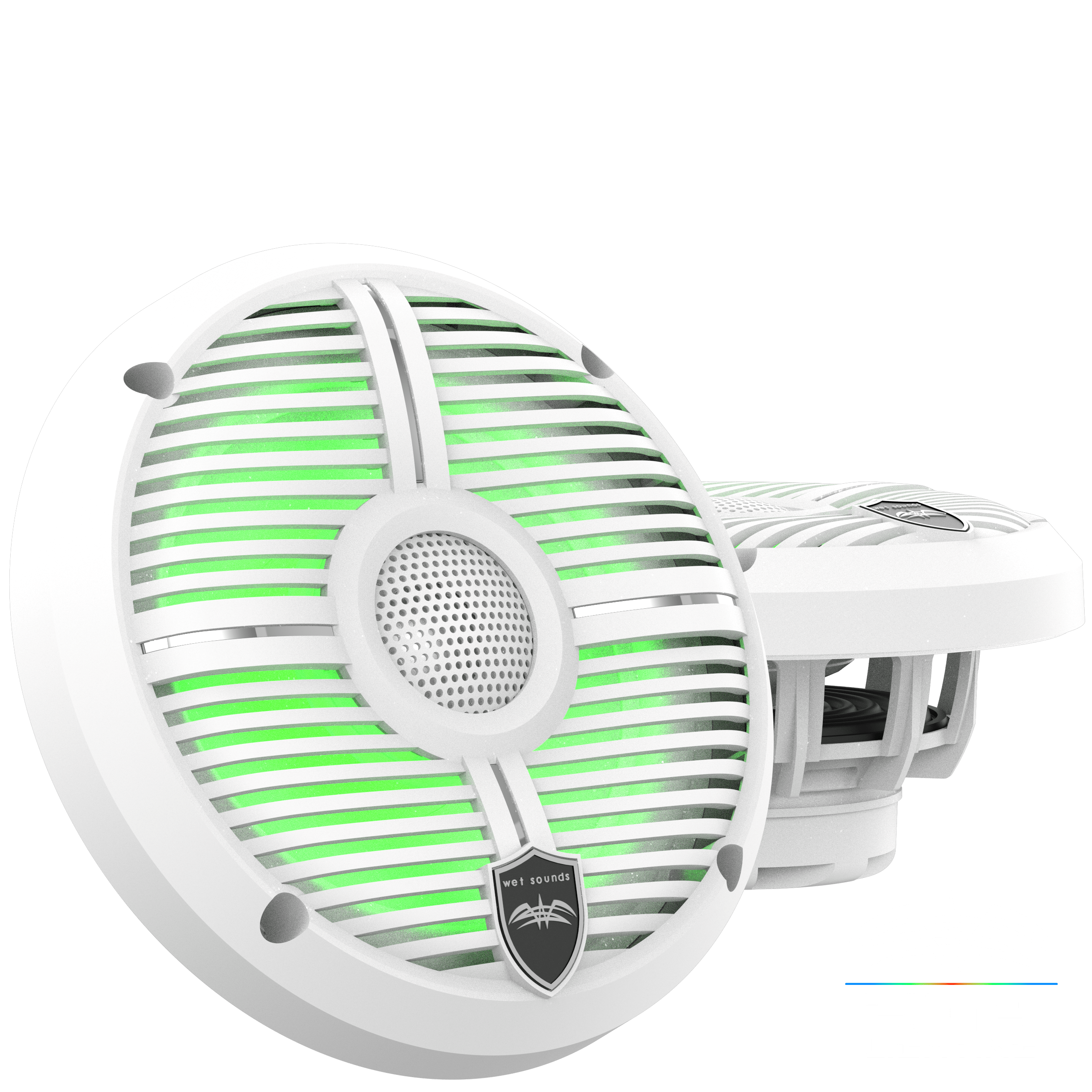 WET SOUNDS Coaxial RECON White RGB 6.5" Coax