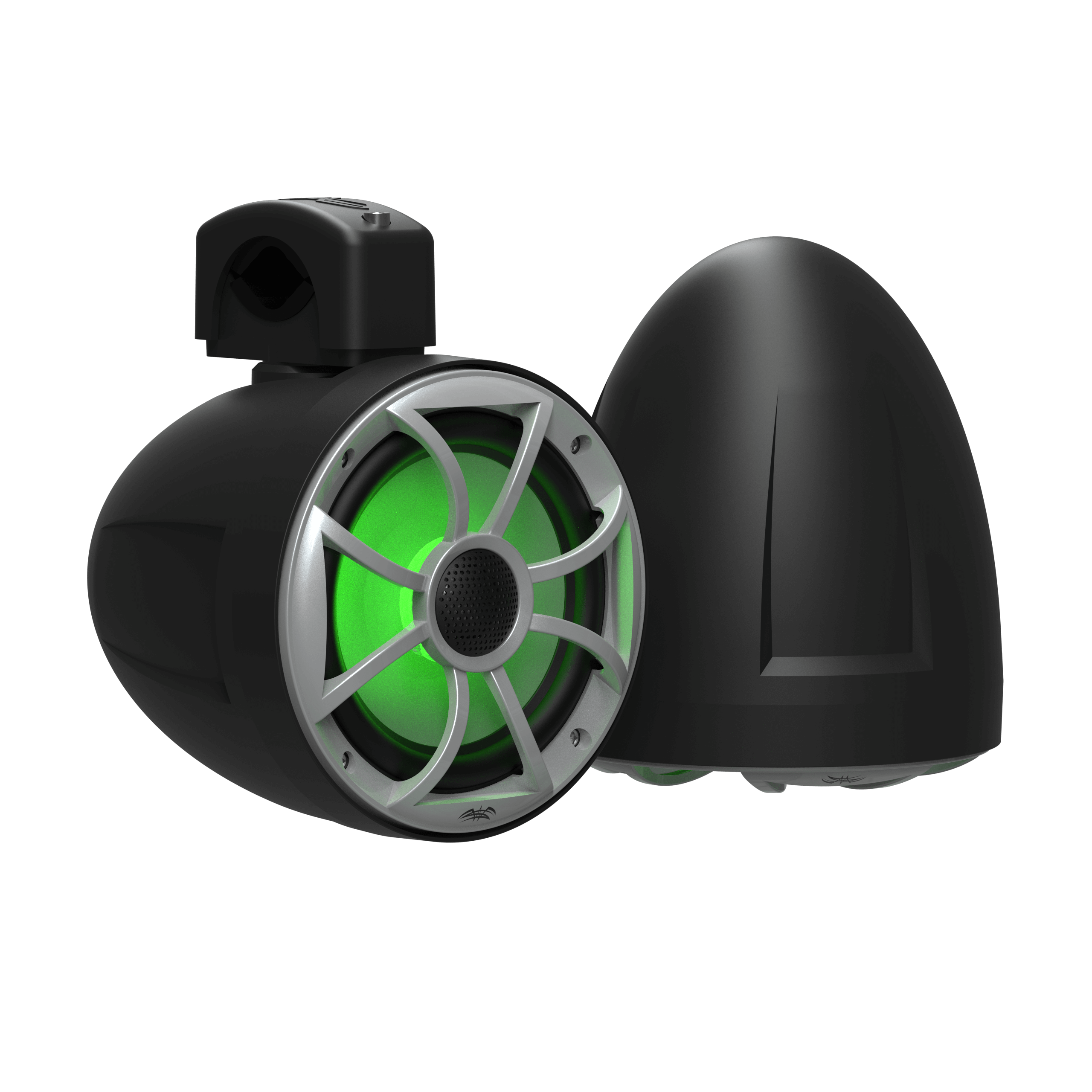 WET SOUNDS General RECON 6 Black Pod W/Silver RGB