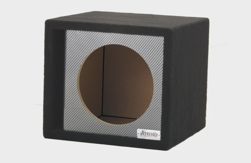 10" Single Vented Carbon Fiber Black