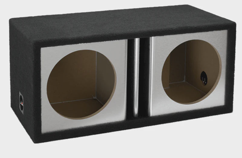 ATREND Enclosures 12" Dual Vented Brushed Aluminum