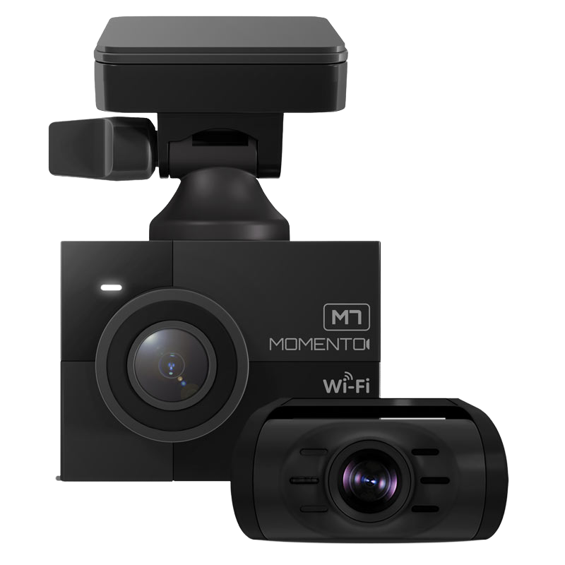 MOMENTO Dash Cameras Momento M7 Wi-Fi QHD 3-channel Camera Kit
