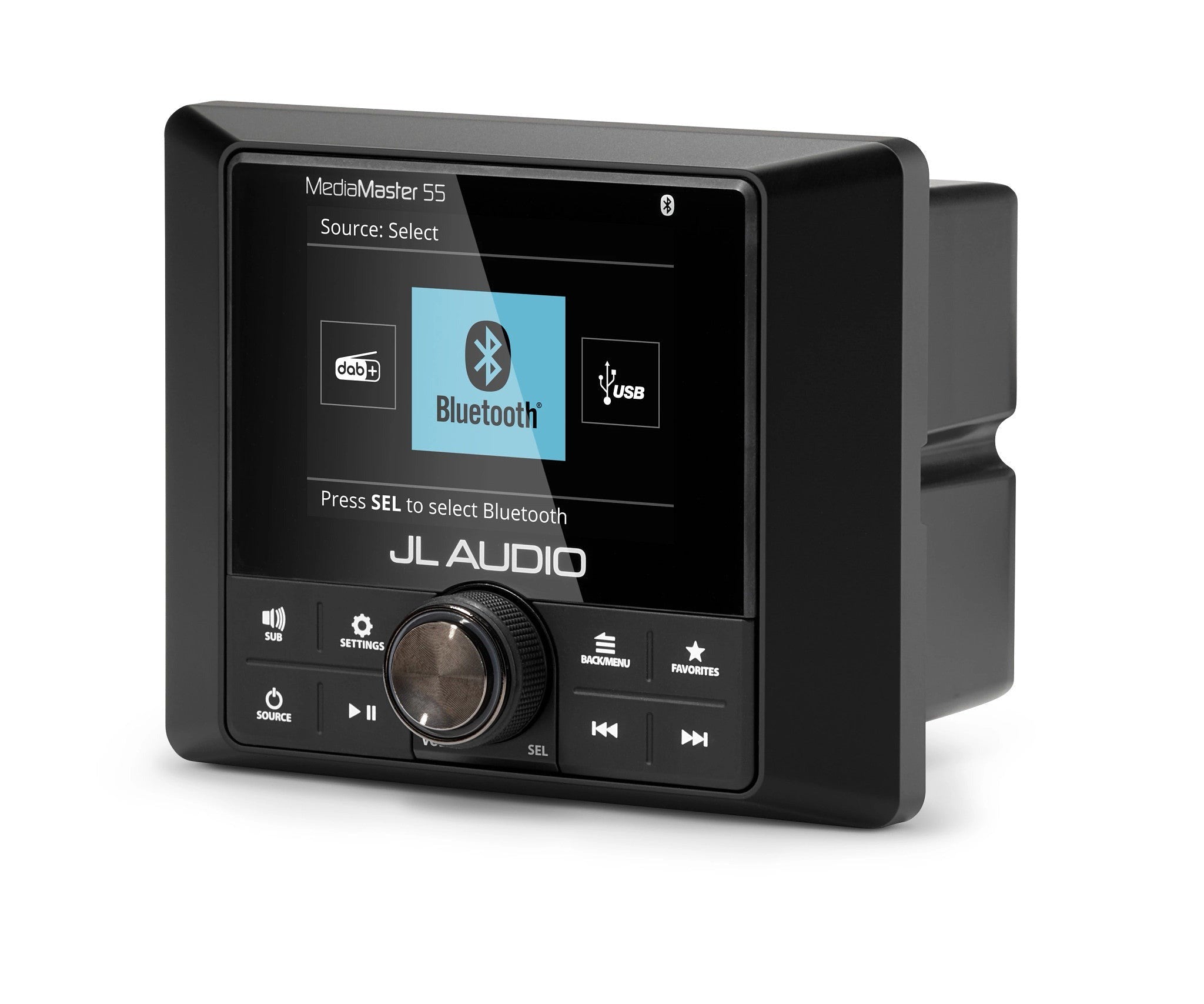 JL Audio MediaMaster® 55 Stereo with Full-color LCD Display