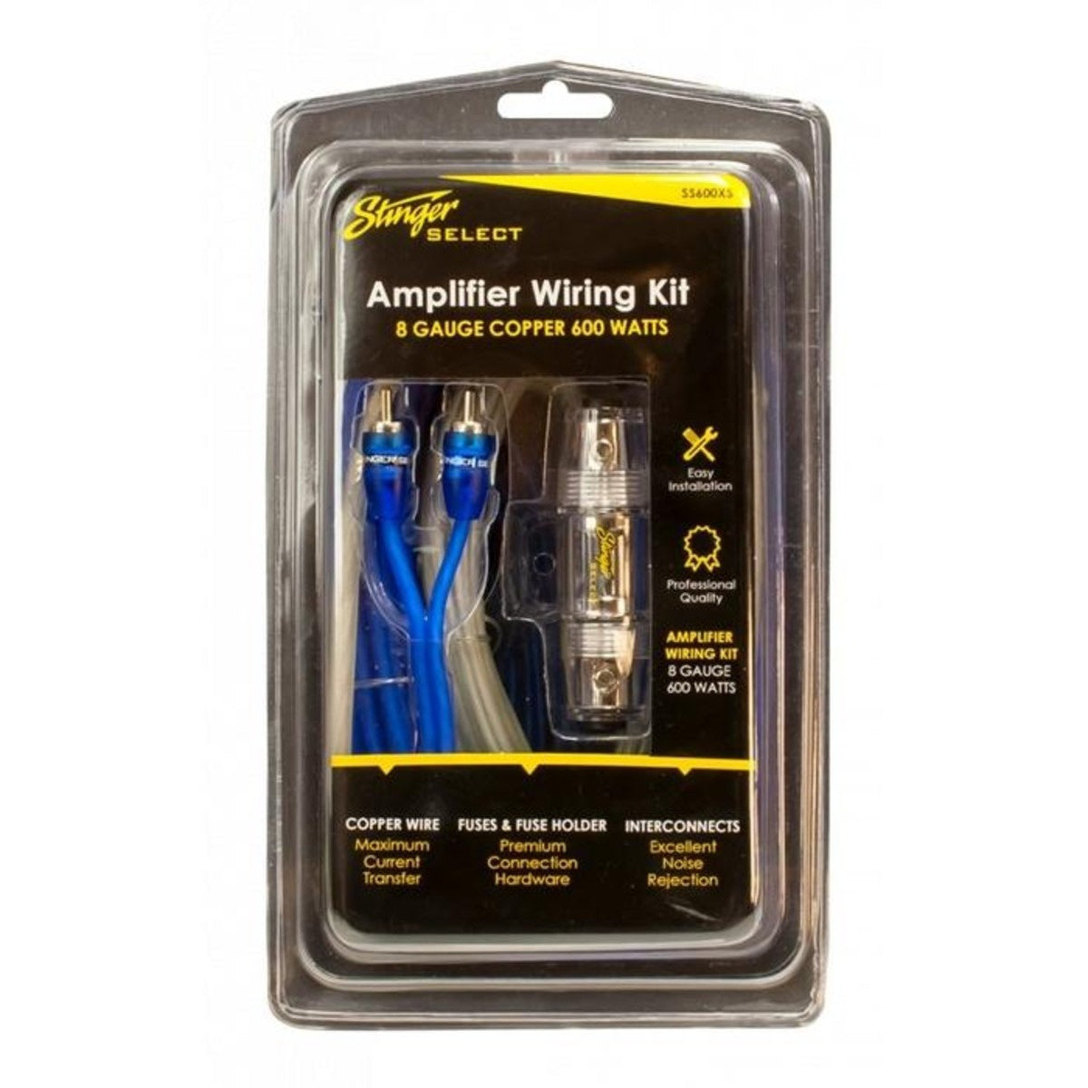 600 Watt 8 GA Complete Wire Kit