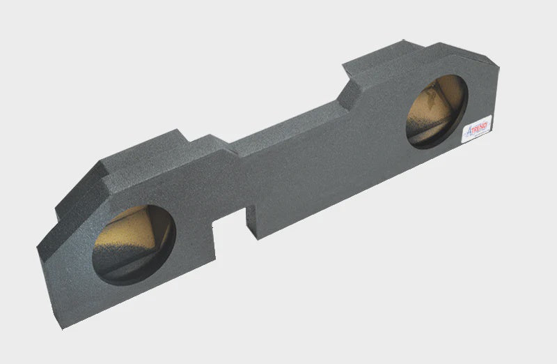 ATREND Enclosures Dual 10" Sealed Tuff Coat Sprayliner - Fits 2002 - 2018 Dodge Ram Quad Cab *2019 Legacy