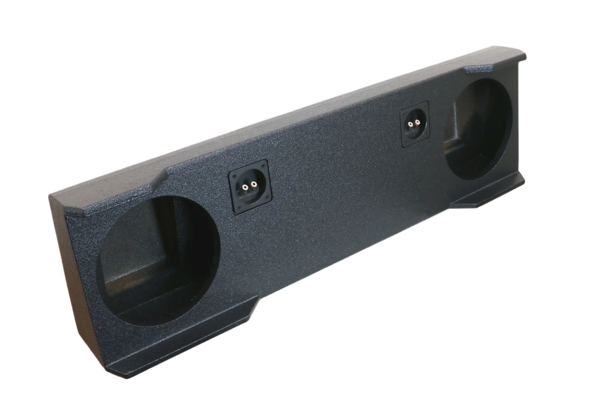 ATREND Enclosures Dual 10" Sealed Tuff Coat Sprayliner - Fits 2003 - 2007 Light Duty Chevrolet-GMC Silverado-Sierra Crew Cab