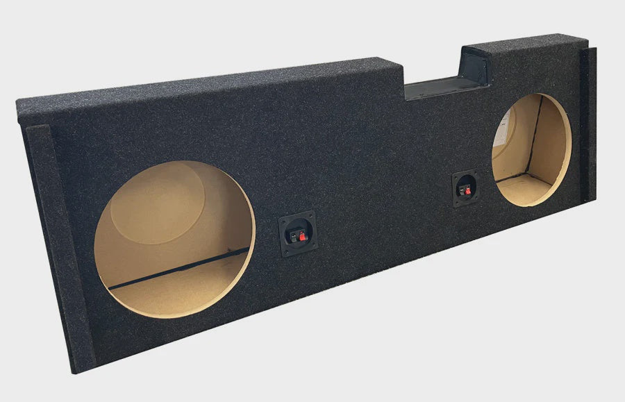 ATREND Enclosures Dual 12" Sealed Carpeted - Fits 2007-2020 Chevrolet-GMC Silverado-Sierra Crew Cab