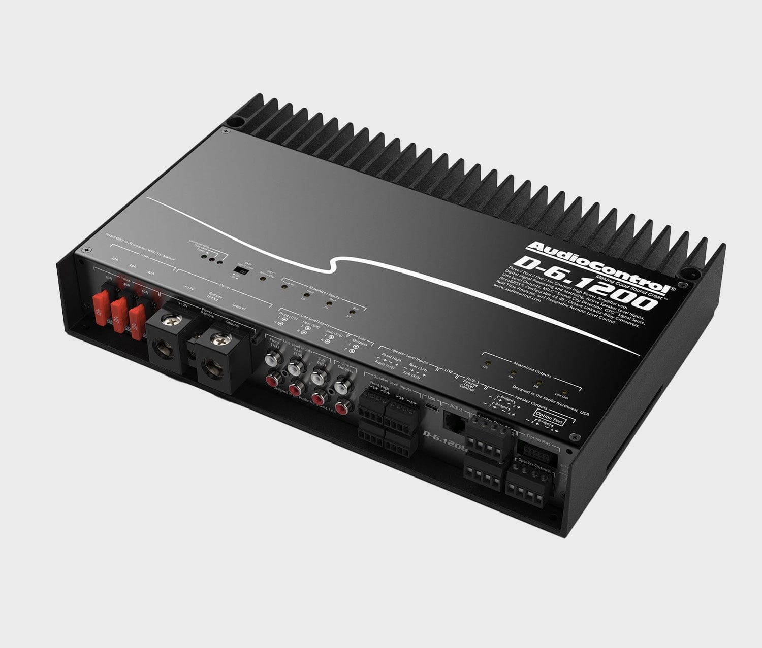 AUDIOCONTROL 6 Channel 6 Channel 1200 Watt DSP Amplifier
