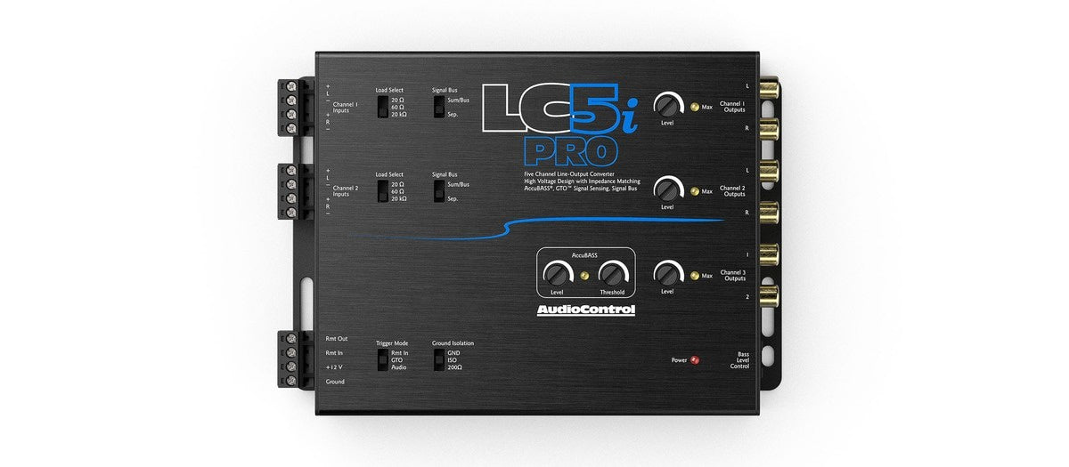 AUDIOCONTROL LOC 5 Channel Line Out Converter With ACCUBASS®