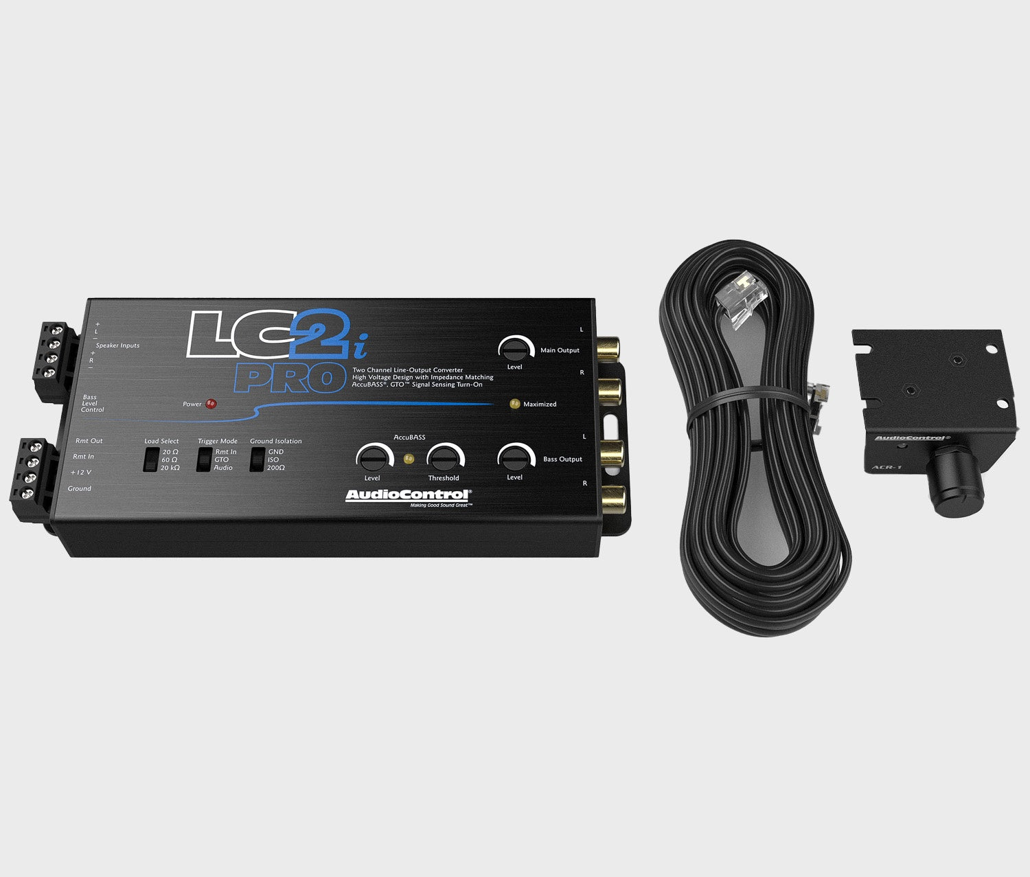 AUDIOCONTROL LOC LC2IPRO 2 Channel Line Output Converter W/ ACR-1