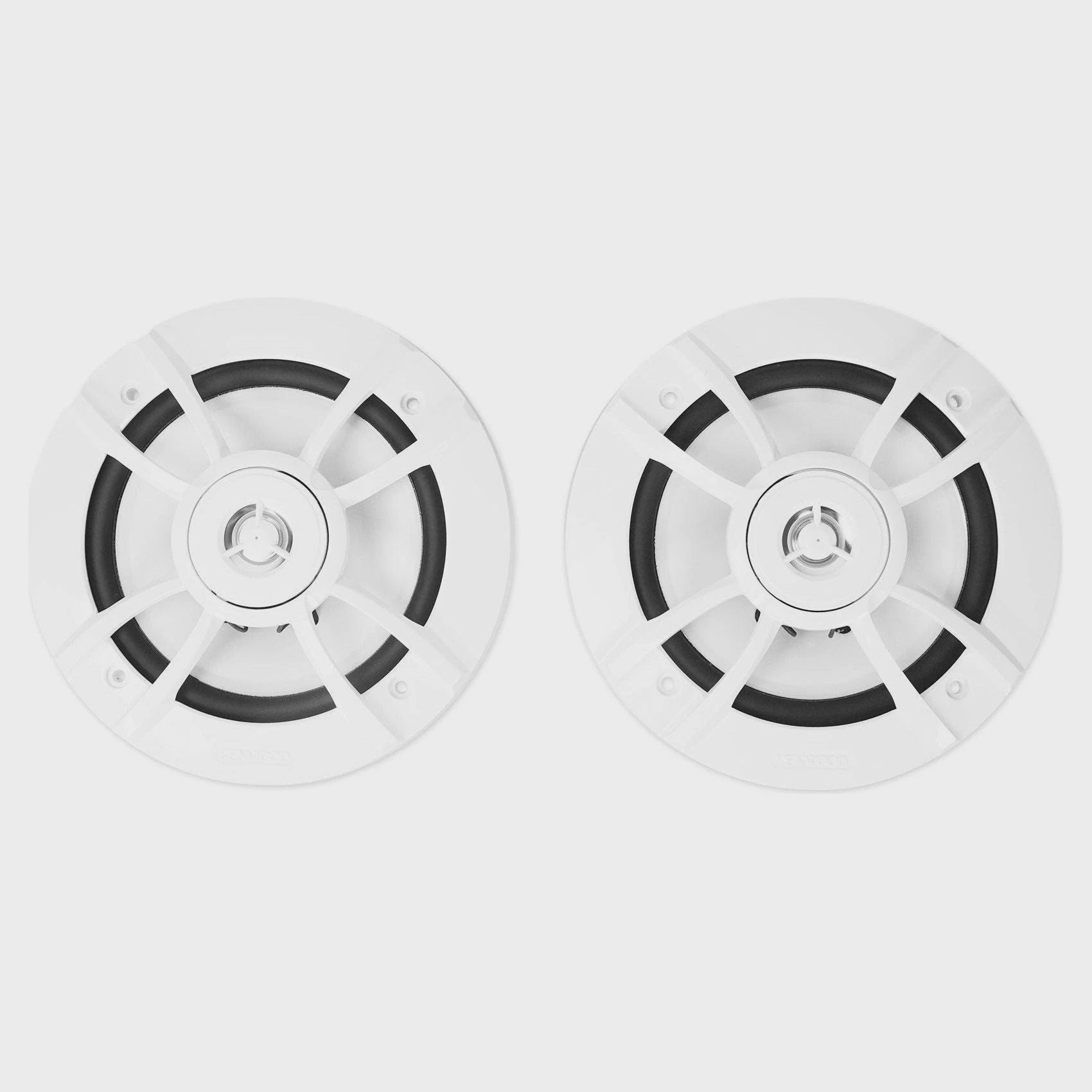 KENWOOD Coaxial White 6.5" 100 Watt Coax Speakers