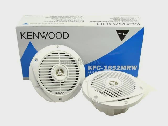 KENWOOD Coaxial White 6.5" 150 Watt Coax Speakers