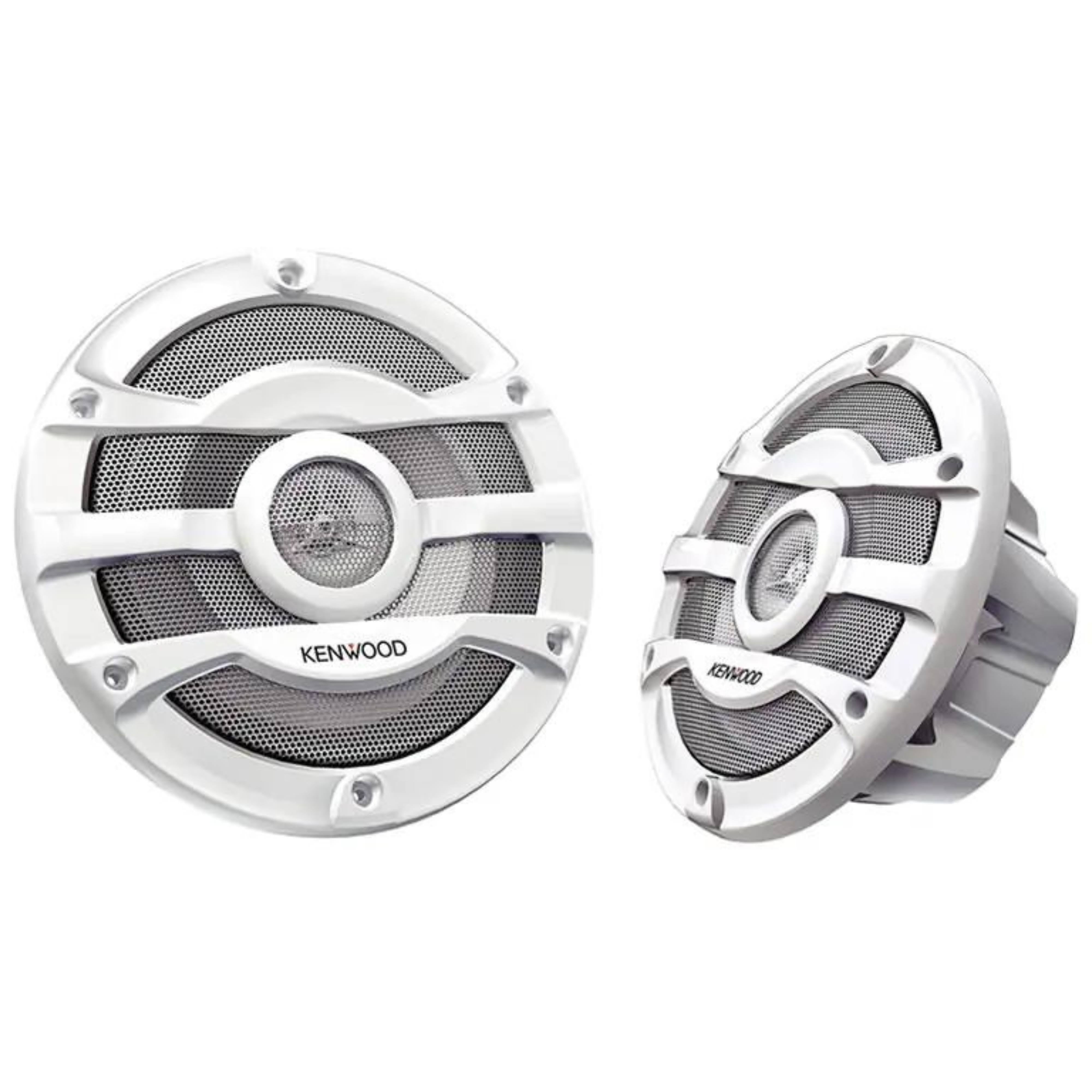 KENWOOD Coaxial White 8" 2 Way Marine Speakers