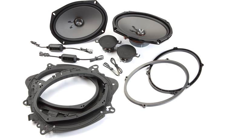 KENWOOD Component Excelon 6x9 Shallow Woofer and 2.75"  Mid/High Speaker - Component Speaker Package, 100W RMS