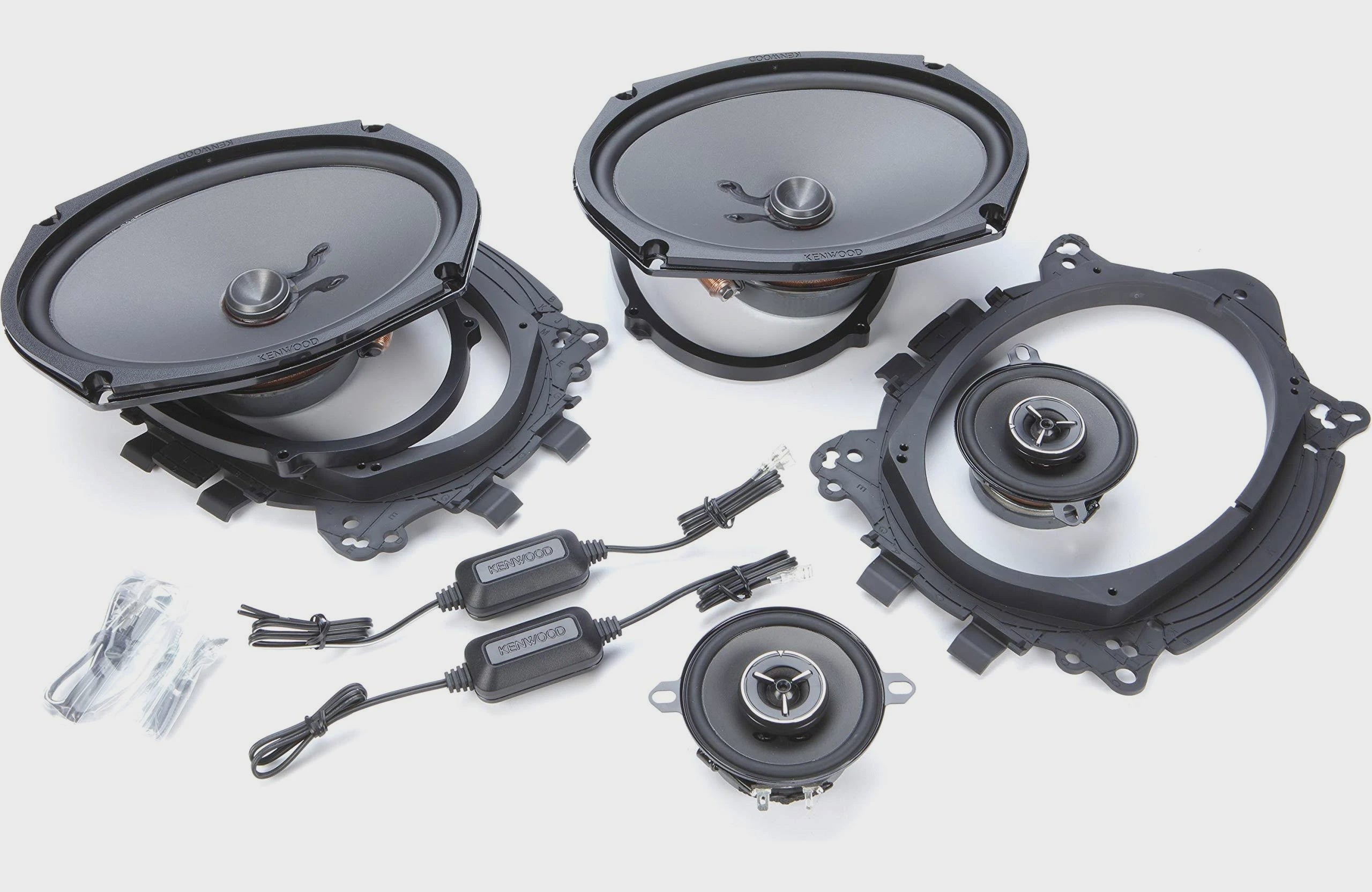 KENWOOD Component Excelon 6x9 Shallow Woofer and 3.5"  2-Way Midrange - Component Speaker Package, 100W RMS