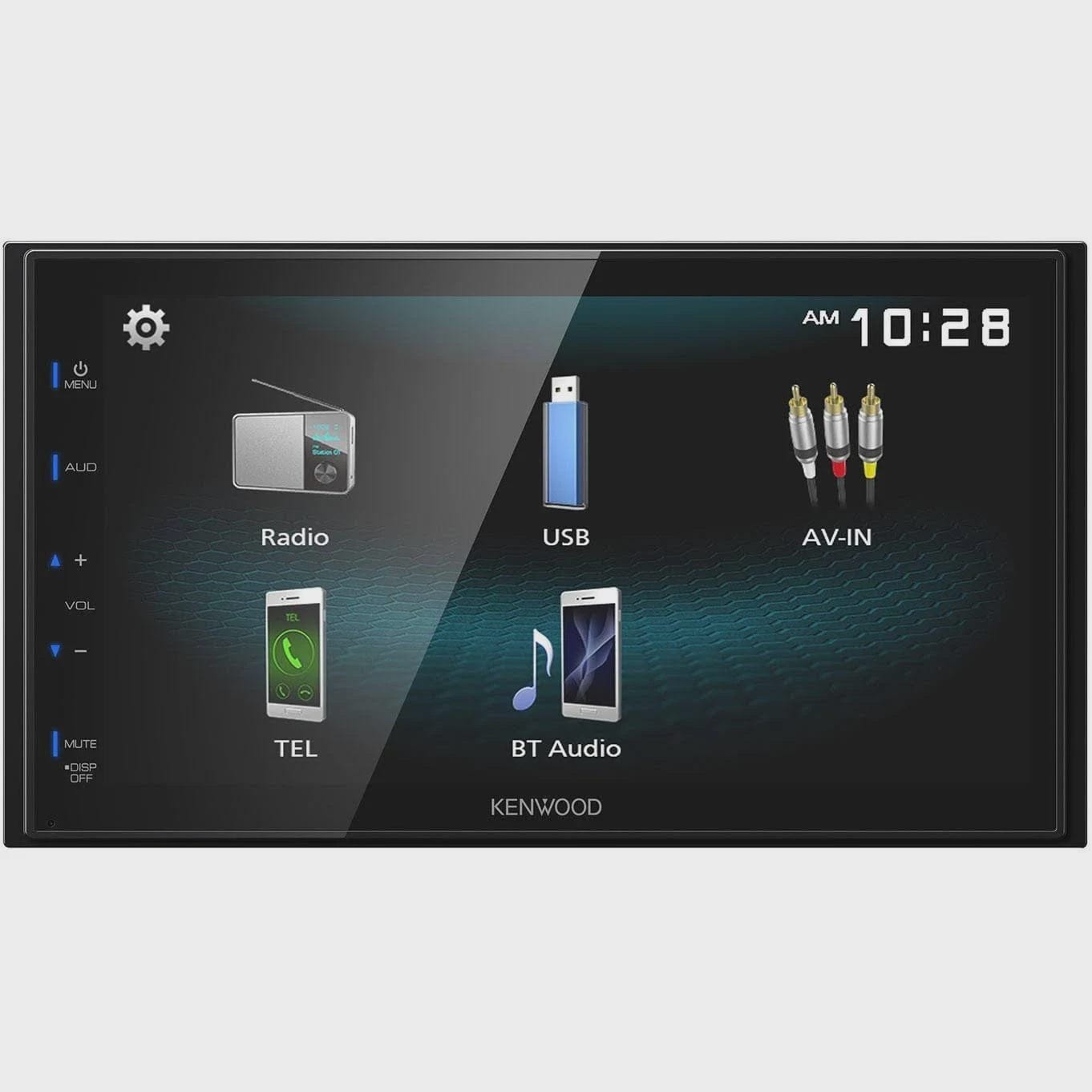 KENWOOD Double Din 6.75" DMX125BT Touch Screen Media Receiver