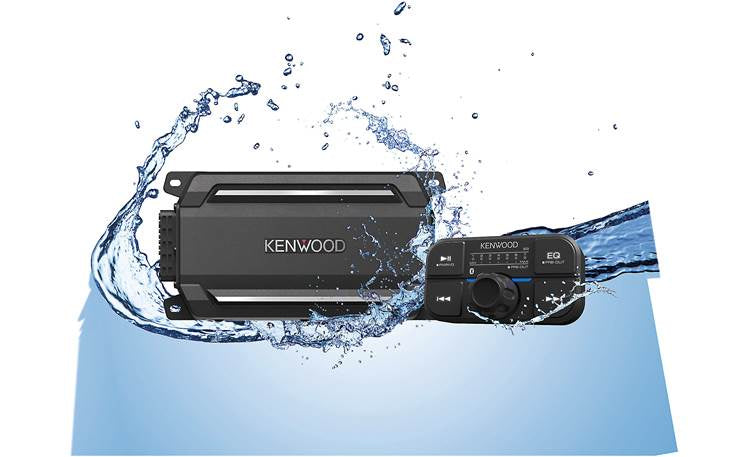KENWOOD Multi Channel 4 Channel Waterproof Amp W/ BT