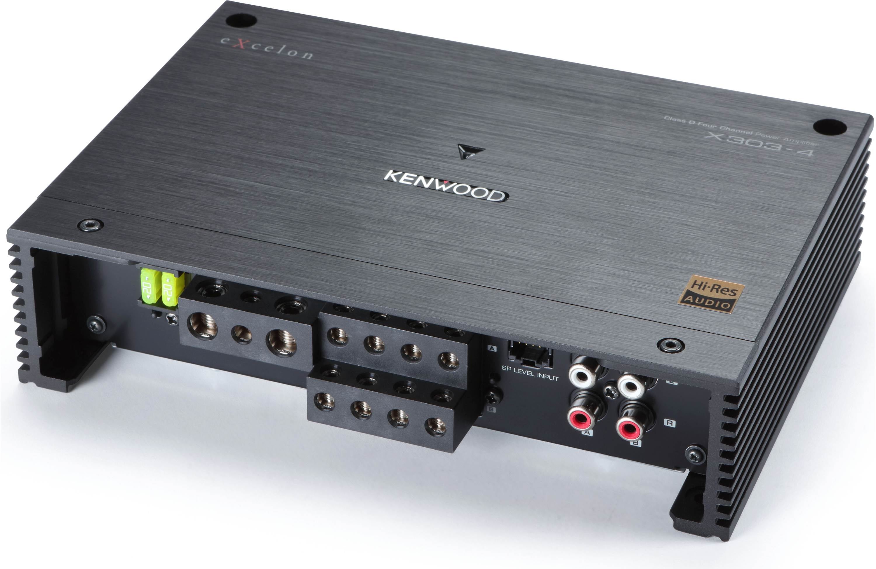 KENWOOD Multi Channel "X Series" 4 Channel Amplifier with 50W x 4 @ 4 Ohms, 75W x 4 @ 2 Ohms, 600W Maximum Power