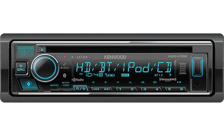KENWOOD Single Din Excelon KDX-X705 CD Player W/ BT/ HD Radio