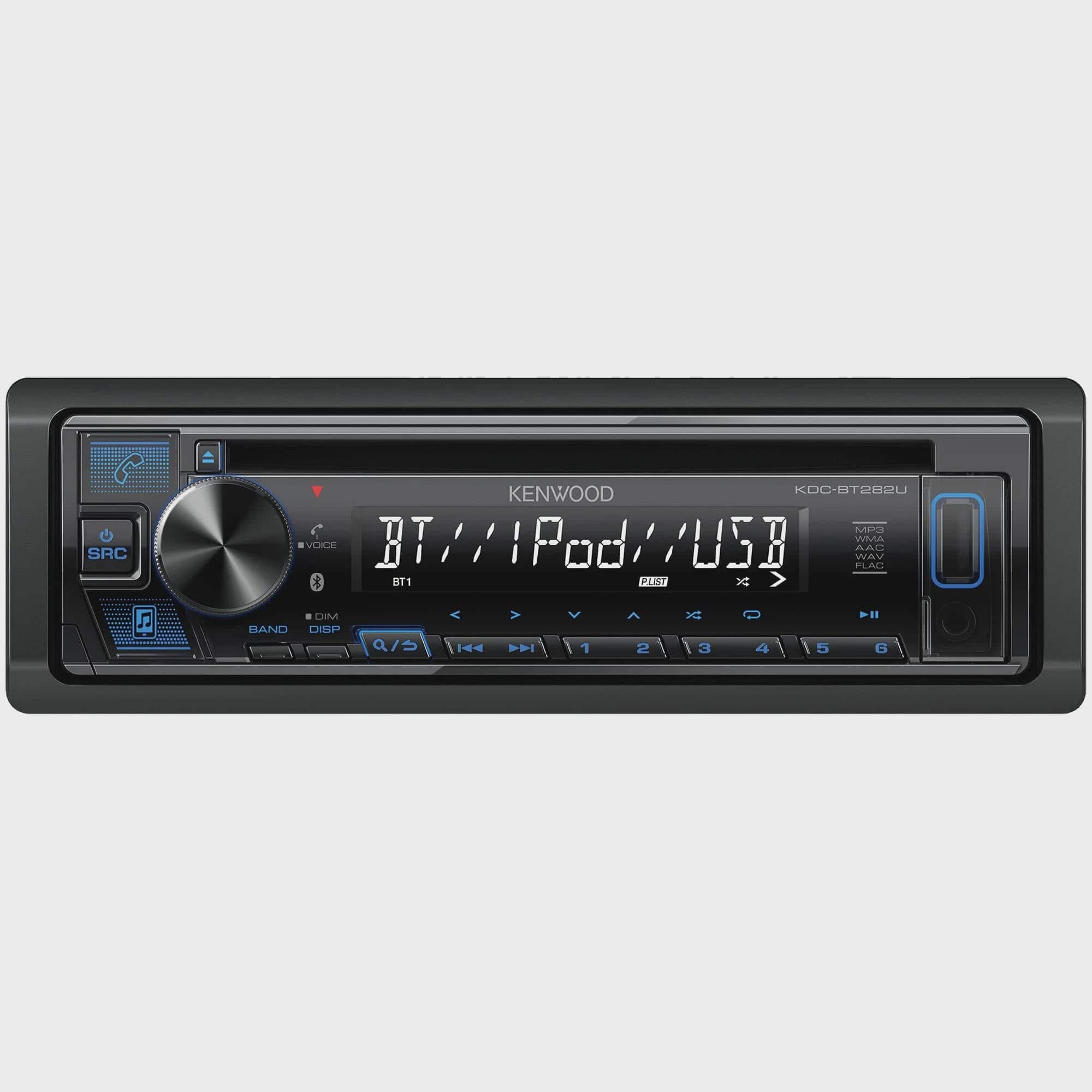 KENWOOD Single Din KDC-BT278U CD Player W/ USB/ Bluetooth