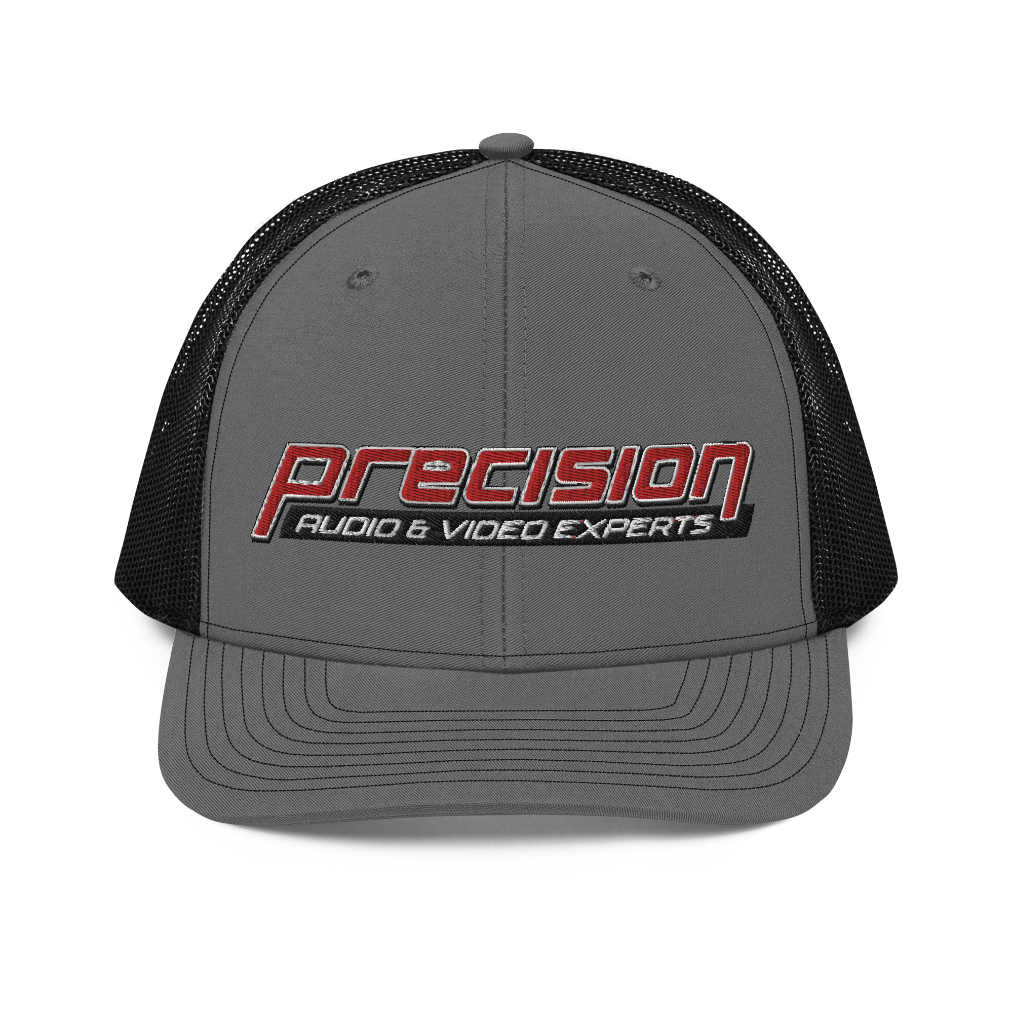 PrecisionAudioVideoExperts Charcoal/Black Precision Trucker