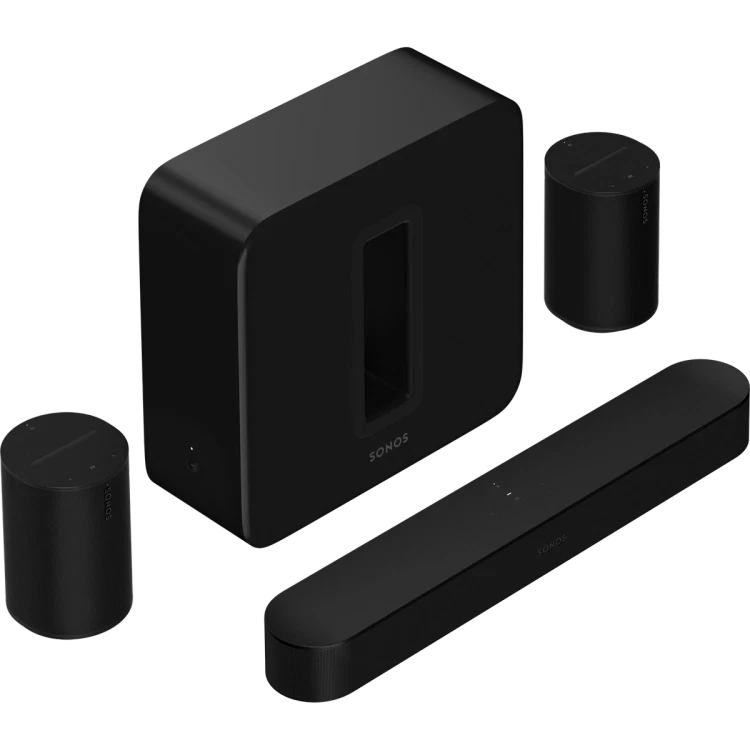 SONOS Wireless Speaker Premium Immersive Set With Beam - Black