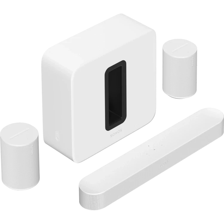 SONOS Wireless Speaker Premium Immersive Set With Beam - White