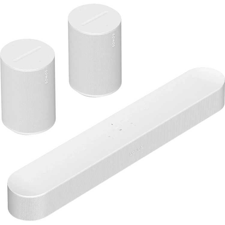 SONOS Wireless Speaker Surround Set With Beam - White