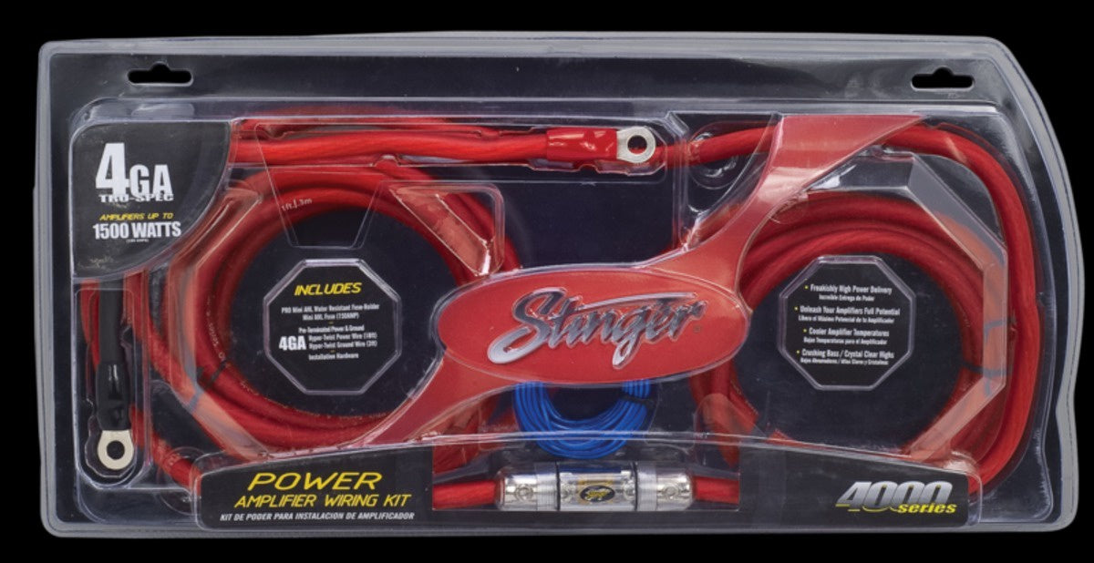 STINGER Kits 4000 Series 4 GA Power Wire Kit