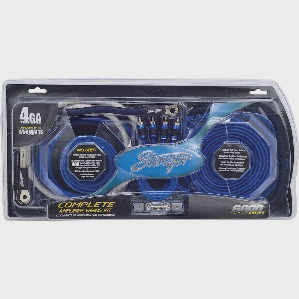 STINGER Kits 6000 Series Complete 4 GA Wire Kit