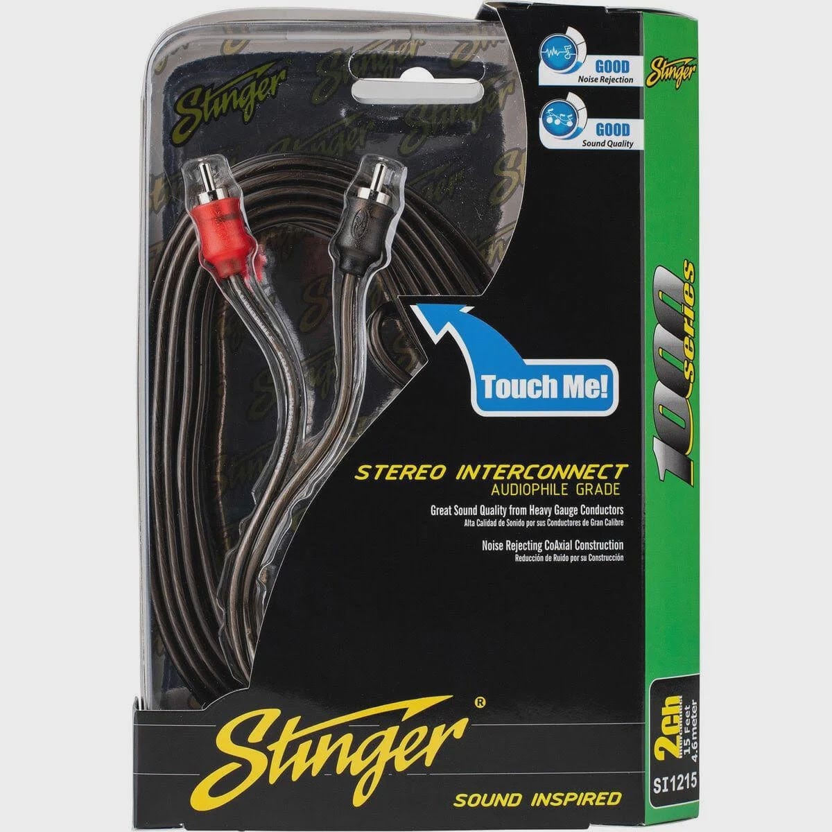 STINGER RCA 1000 Series Channel RCA 15' 2 Channel