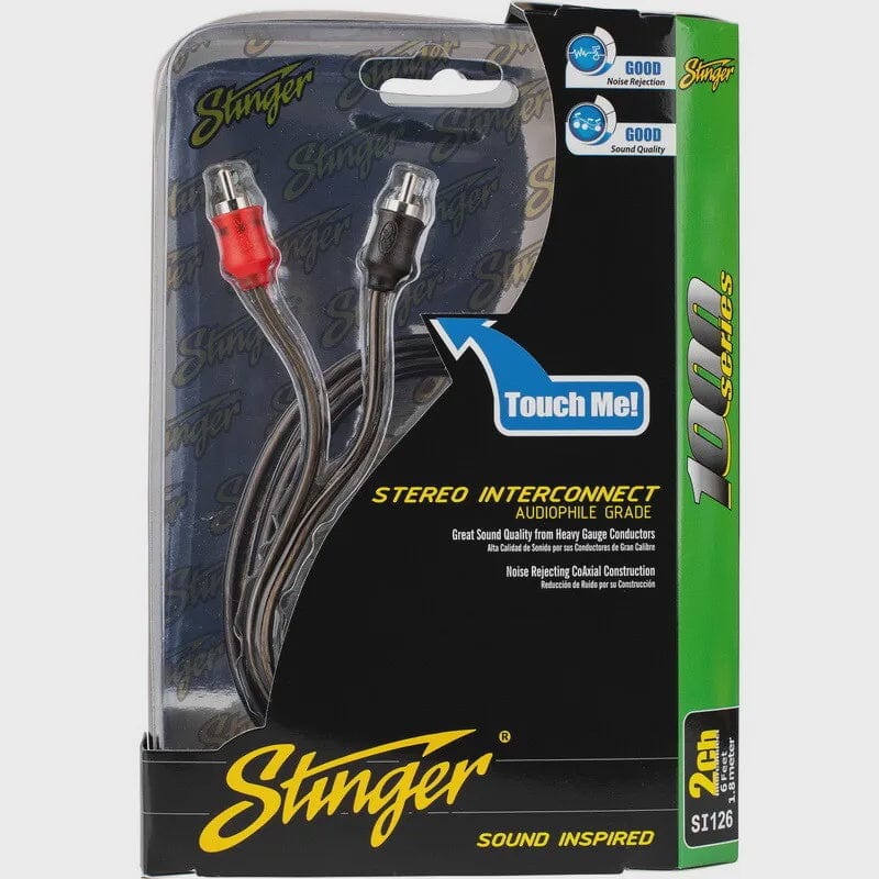 STINGER RCA 1000 Series Channel RCA 6' 2 Channel
