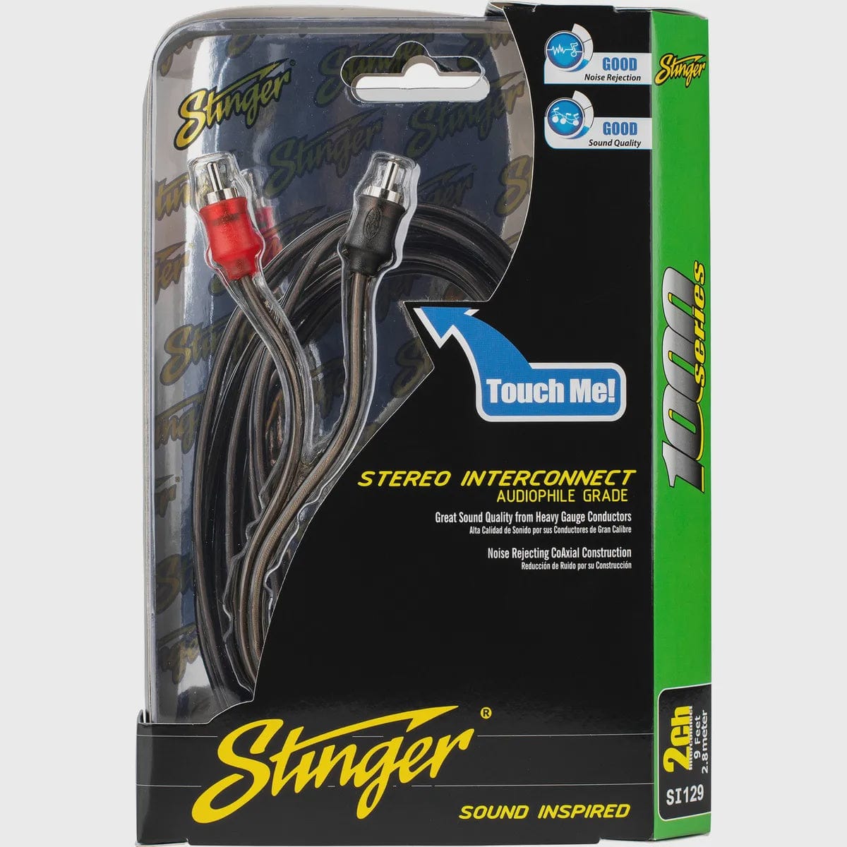 STINGER RCA 1000 Series Channel RCA 9' 2 Channel