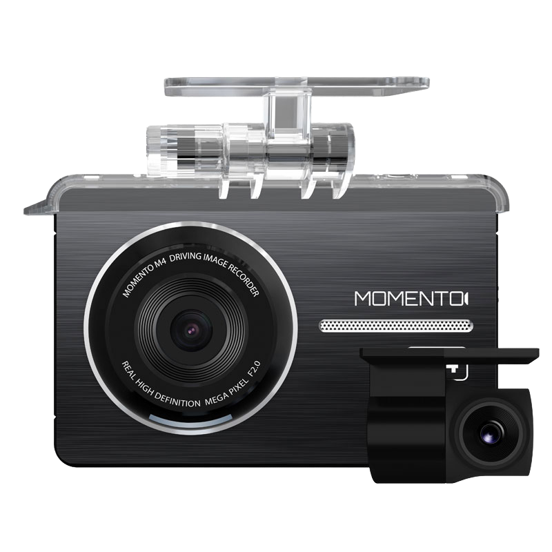 MOMENTO Dash Cameras M4 Dashcam Kit 720p 16GB
